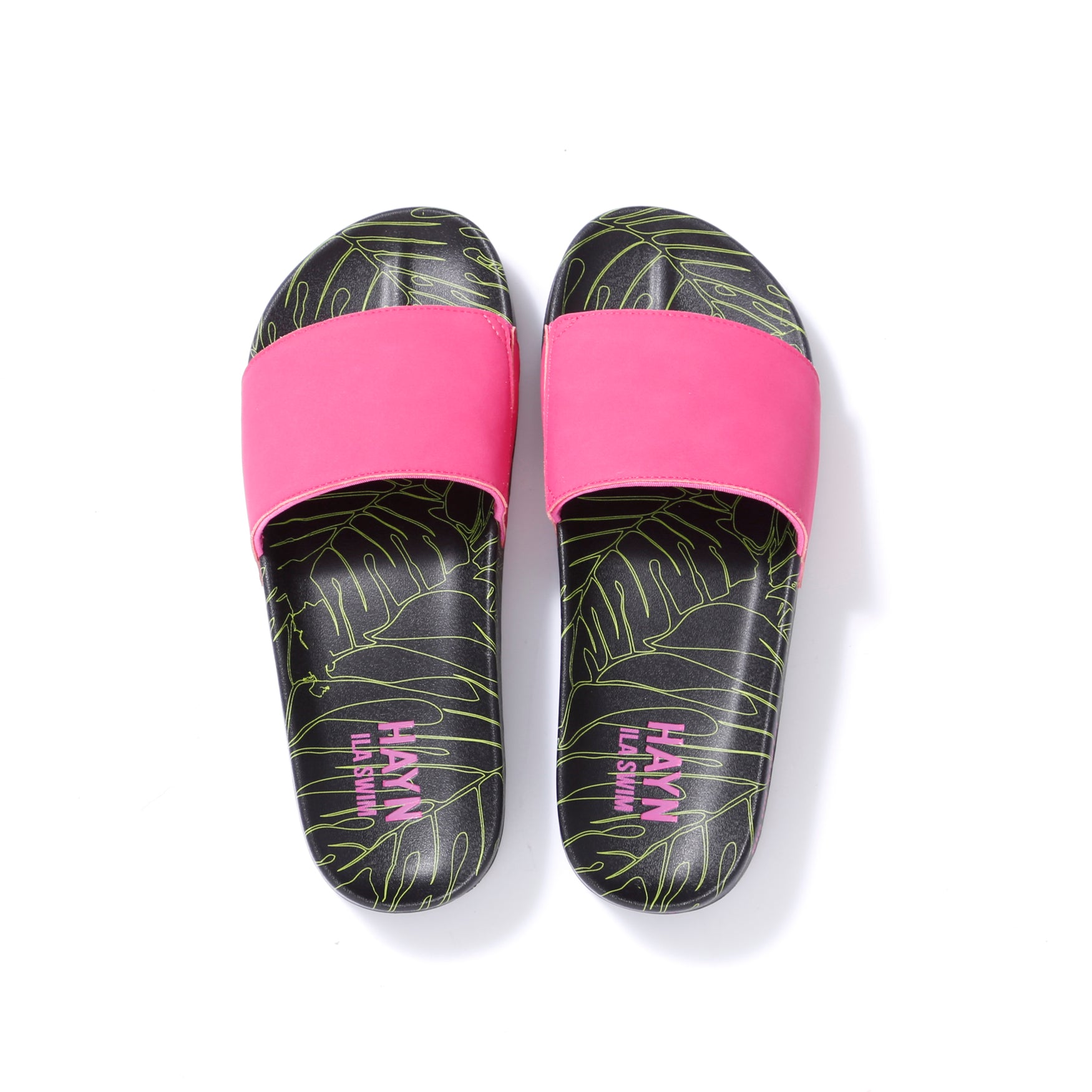 SIG ON SMITH x HAYN x ILASWIM - Neon Pink Slides