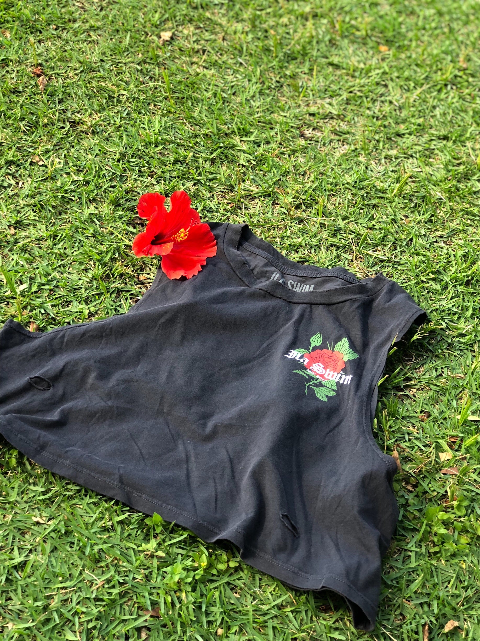 Rose Cropped Tank