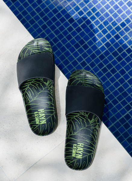 OG LABEL COVERED HAYN SHOWER SANDALS – BlackEyePatch
