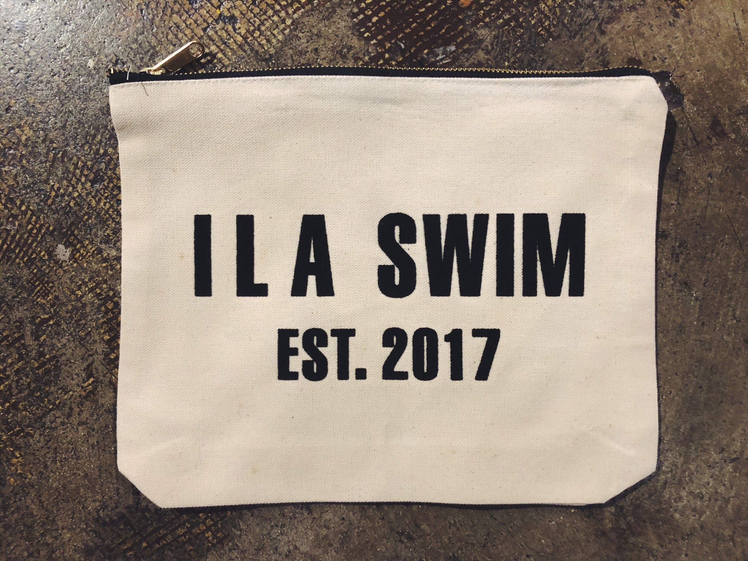 ILA SWIM Canvas Clutch