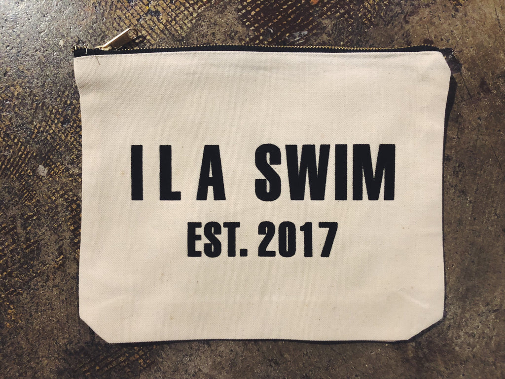 ILA SWIM Canvas Clutch