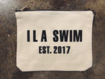 ILA SWIM Canvas Clutch