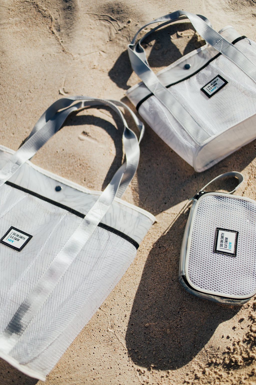 SIG ON SMITH x HAYN x ILASWIM - White Large Beach Bag