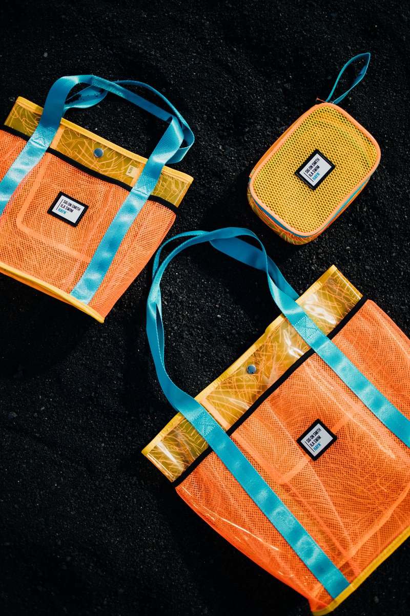 SIG ON SMITH x HAYN x ILASWIM - Large Neon Orange Beach Bag